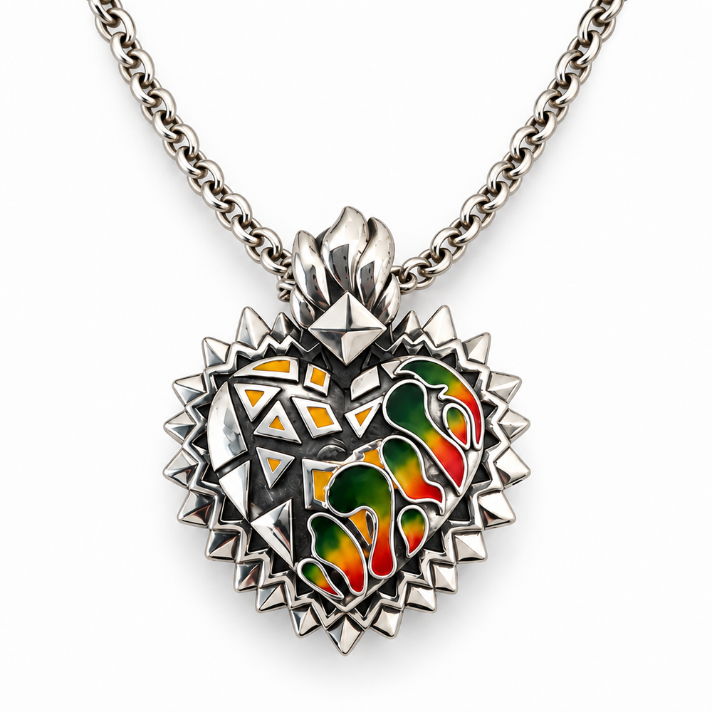 The Inner Flame Heart Necklace