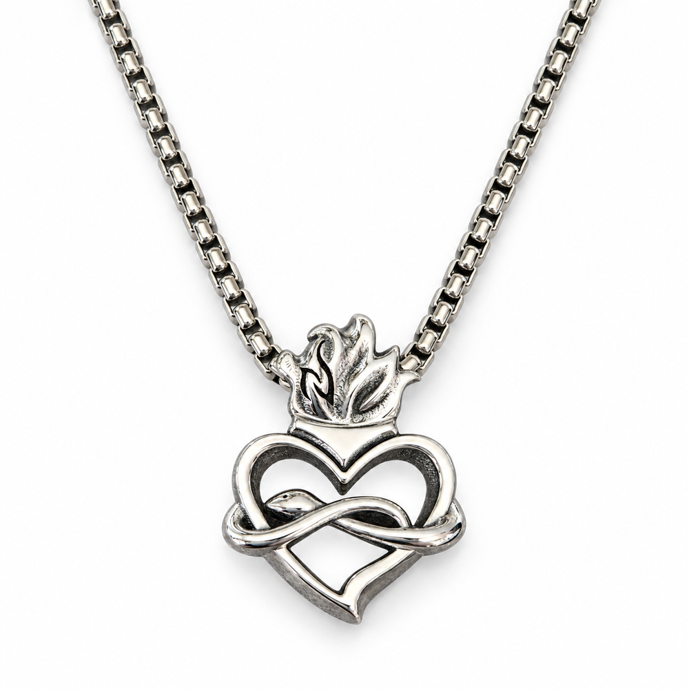 Logo Flame Necklace